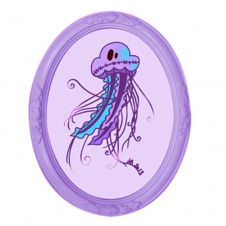 Méduse parisienne-dessin